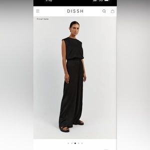 Brand new with tags - Dissh Rue black jumpsuit. Amazing quality and material